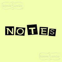 Latarnia Morska: Notes - unmounted leimasin