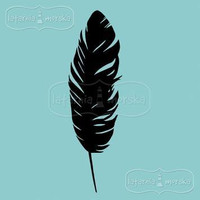 Latarnia Morska:  Feather Large - unmounted leimasin