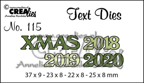 Text Dies: Xmas 2018 2019 2020 - stanssisetti