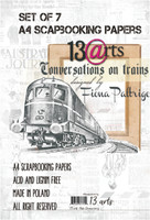 13arts: Conversations on Train by Fiona Paltrige A4  - paperikokoelma