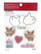 Recollections Valentine stamps & dies: Fox -setti