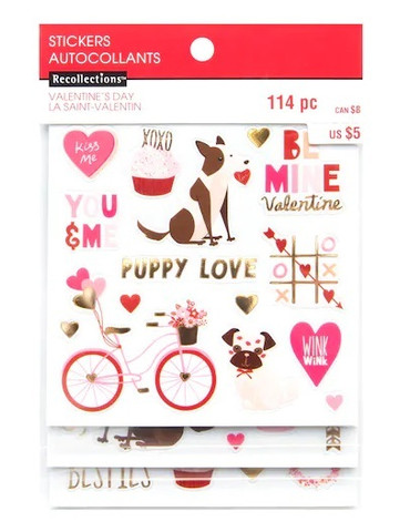 Recollections:  Puppy Love Clear Stickers -tarrapakkaus