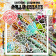 Aall & Create STENCIL  Crazy Paving #55 - sabluuna