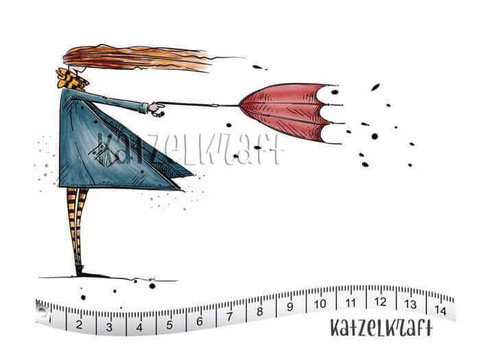Windy Day - unmounted leimasin