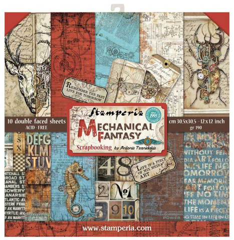 Mechanical Fantasy 12 x 12 paperikokoelma
