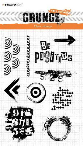 Grunge Collections: Mixed Media #362 Clear Stamps A5 - leimasinsetti