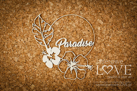 Vintage Tropical Island: Paradise-chipboardpakkaus