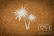 Vintage Tropical Island: Palm trees -chipboardpakkaus