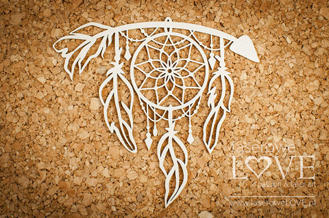 Indiana: Arrow with Dreamcatcher  -chipboardpakkaus