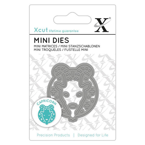 Xcut Zodiac Sign Mini Die:  Capricorn (Kauris) - stanssi
