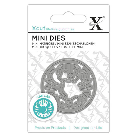 Xcut Zodiac Sign Mini Die:  Cancer (Rapu) - stanssi