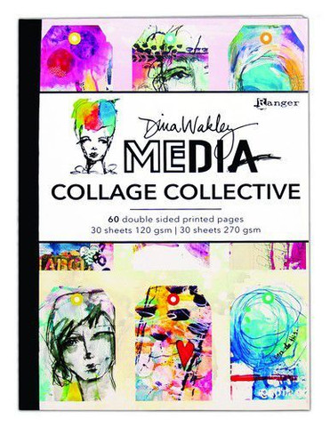 Ranger Dina Wakley Media Collage Collective - kollaasikirja
