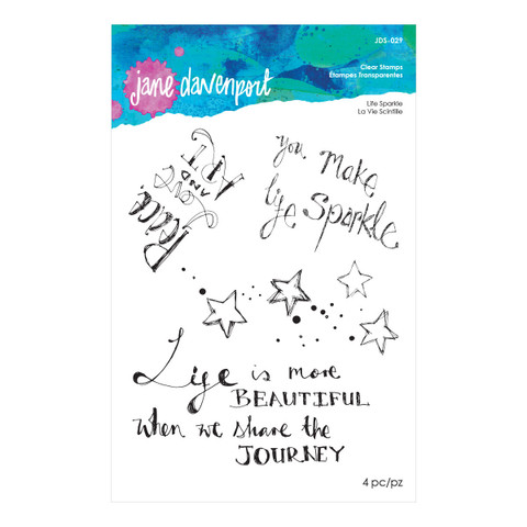 Jane Davenport Clear Stamps : Life Sparkle  - leimasinsetti