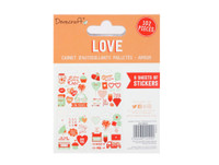 Glittered Sticker Book:  Love  -tarrakirja