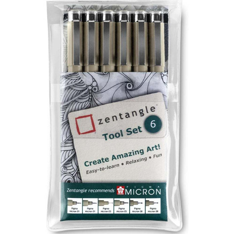 Pigma Zentangle Tool Set - pakkaus