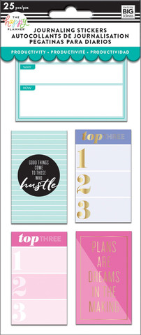 MAMBI The Happy Planner Journaling (flip) Stickers - Productivity