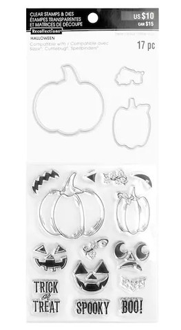 Halloween stamps & dies: Pumpkins  -setti