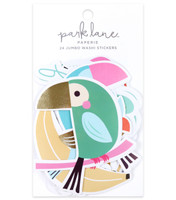 Park Lane Paperie Jumbo Washi Stickers: Tropical 2