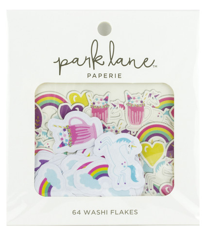 Park Lane Paperie Washi Flakes Stickers: Unicorn