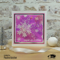 Visible Image: Snow Is Falling A6 -leimasinsetti