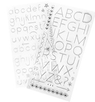 Recollections Clear stamps: Alphabet  - leimasinsetti