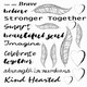 13arts Chipboard: Strength In Numbers 12 x 12  - chipboardkuvioarkki