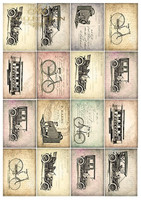 ITD Collection: Old Cars A4- paperikokoelma