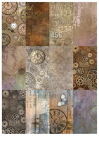 ITD Collection: Steampunk A4- paperikokoelma