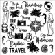 13arts Chipboard : Travel The World 12x12   - chipboardkuvioarkki