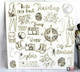 13arts Chipboard : Travel The World 12x12   - chipboardkuvioarkki