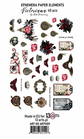 13arts: Victoriana Die Cut Ephemera