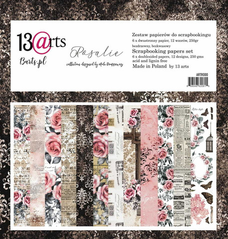 13arts: Rosalie  12x12 paperikokoelma