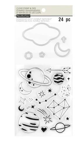 Recollections: Celestial Clear Stamp & Die Set