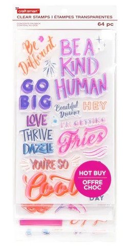 Craft Smart Clear stamps: Fabulousness  - leimasinsetti