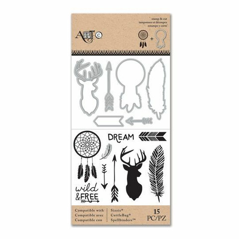 Art C Stamp & Cut: Wild & Free