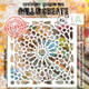 Aall & Create STENCIL Barbary Stars #56 - sabluuna