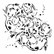 13arts: Abstract Flowers 6 x 6 -sabluuna