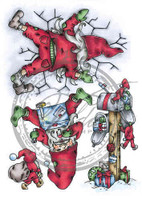 Vilda Stamps: Tomtekit Unmounted - leimasinsetti