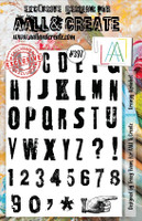 Aall & Create : Grungy Alphabet #397 - leimasinsetti