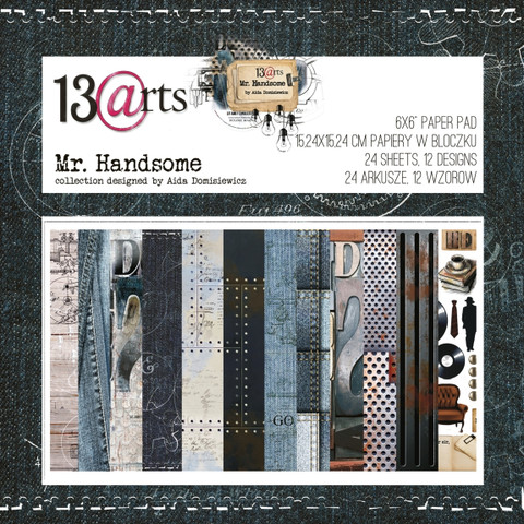 13arts: Mr Handsome 6x6 - paperikokoelma