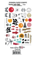13arts: Young & Free Die Cut Ephemera