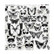 13arts Transparent Printed Foil : Butterfly Garden  12x12   - asetaattiarkki