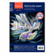 Vaessen Creative: Florence Smooth Black 300gsm akvarellipaperipakkaus A4 / 10 arkkia