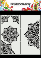 Dutch Doobadoo: Slimline Mandala  21x21 cm -sabluuna
