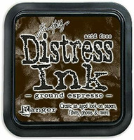 Distress Ink: Ground Espresso-mustetyyny