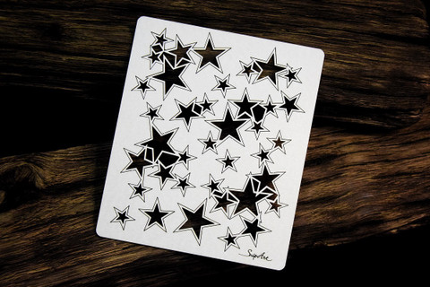 SnipArt: Backgrounds - openwork stars  - leikekuviopakkaus