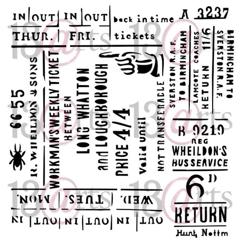 13arts: Return Ticket 6 x 6 -sabluuna