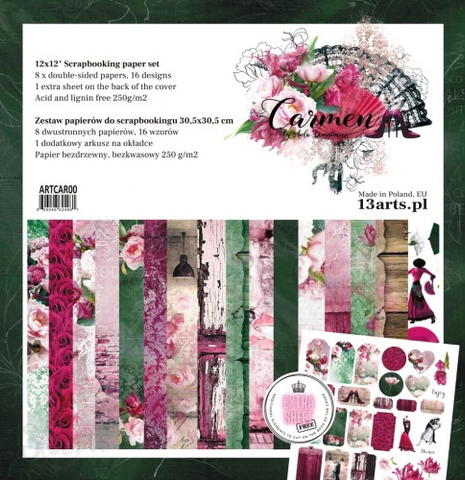 13arts: Carmen 12x12 paperikokoelma