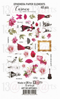 13arts: Carmen Die Cut Ephemera