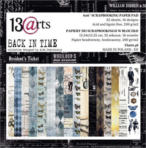 13arts: Back In Time 6x6 - paperikokoelma